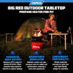 Camco 13.25" Big Red Campfire Portable Propane Fire Pit