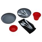 Ozark Trail Silicone Camping Mess Kit, 11 Piece