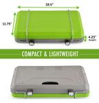 Portable 2-Burner Camping Stove Grill for Outdoor Cooking