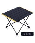 iClimb Ultralight Compact Camping Aluminum Folding Table (Black)