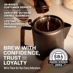 COLETTI Bozeman Stainless Coffee Percolator - 9 Cup