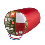 Ozark Trail 50-Degree Warm Weather Sleeping Bag in Red