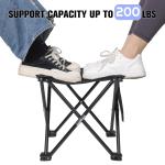 HEQUSIGNS Portable Folding Camping Stool with Storage Bag