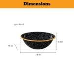 12-Piece Granite Ware Outdoor Dining Set: Plates, Bowls, Mugs