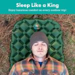 Sleepingo Ultralight Large Camping Sleeping Pad - Compact & Inflatable