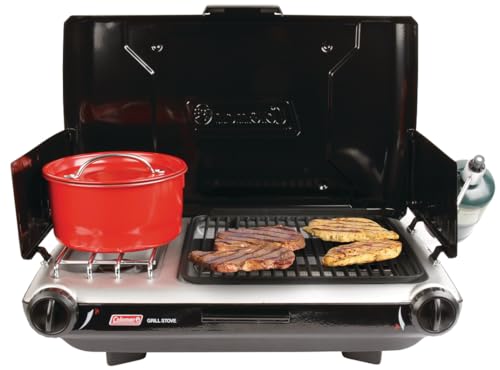 Coleman Tabletop 2-in-1 Camping Grill and Stove