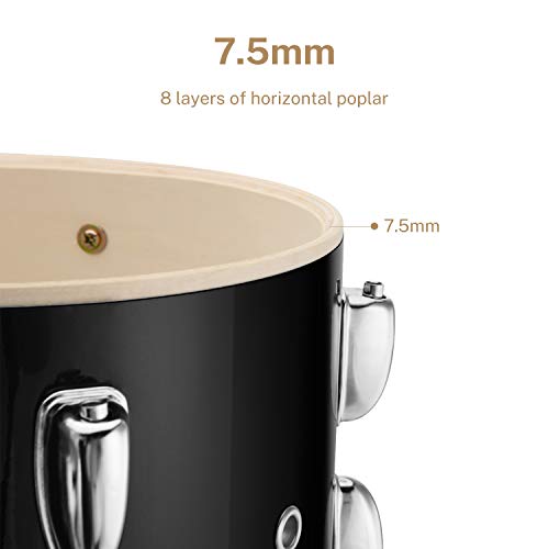 Eastar 22" Drum Set: Full Size, 5-Piece Kit