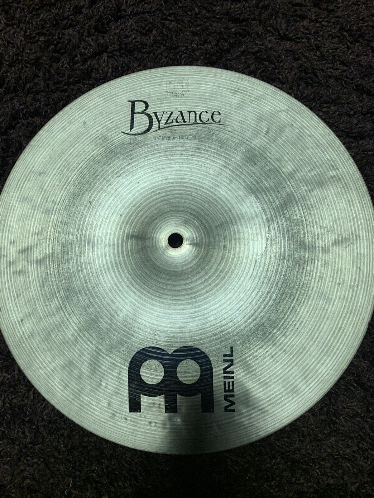Meinl Byzance 14" Medium Hi Hat Cymbals (Cracked Top)