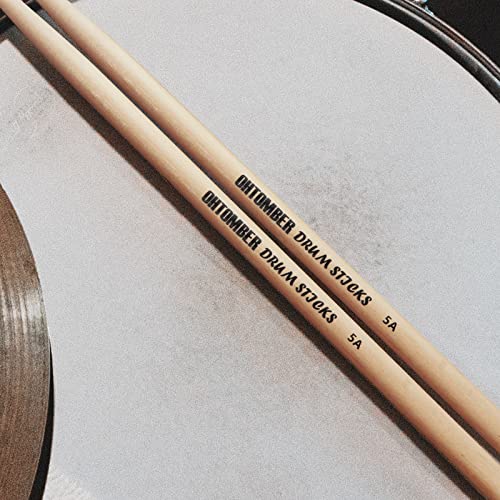 Ohtomber 5A Maple Drumsticks, 2 Pair
