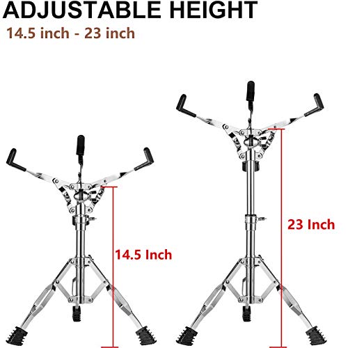 Snare Stand & Drum Sticks Holder, Lightweight, Double-Braced