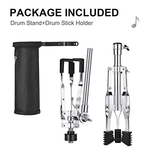 Snare Stand & Drum Sticks Holder, Lightweight, Double-Braced
