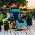 PHI VILLA Oversized Zero Gravity Chair, Patio Recliner