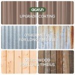 Aoxun 6x3.9 FT Metal Outdoor Storage Shed