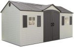 Lifetime Outdoor Storage Shed, 8x15 Feet, Desert Sand
