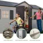 Lifetime Outdoor Storage Shed, 8x15 Feet, Desert Sand