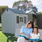 Lifetime Outdoor Storage Shed, 8x15 Feet, Desert Sand