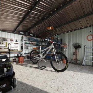 Aoxun 10x12 FT Metal Tool Storage Shed