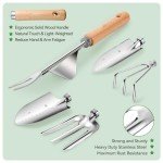 9-Piece Heavy Duty Gardening Tool Set with Organizer