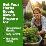 15 Culinary Herb Seeds - Heirloom Non-GMO Seeds