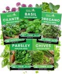 Herb Seeds Variety Kit: Oregano, Cilantro, Basil & More