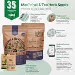 Deluxe Herb Seed Variety Pack for Indoor & Outdoor Gardening