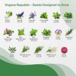 Deluxe Herb Seed Variety Pack for Indoor & Outdoor Gardening