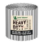 Corrugated Garden Edging Border - 6" x 50' Silver