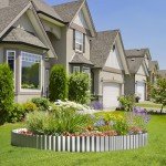Corrugated Garden Edging Border - 6" x 50' Silver