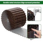 Sturdy Corrugated Metal Garden Edging - 6" x 50