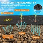Heavy Duty 6x300FT Weed Barrier Landscape Fabric