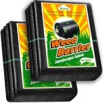 Premium Garden Weed Barrier Fabric, 4FT x 100FT