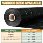 Premium Garden Weed Barrier Fabric, 4FT x 100FT