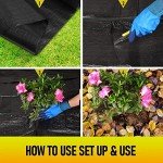 LAVEVE 4FT x 100FT Heavy Duty Weed Barrier Fabric