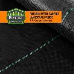 LAVEVE 4FT x 100FT Heavy Duty Weed Barrier Fabric