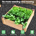 Harmiden 2-Pack Black Rubber Mulch Mat Rolls