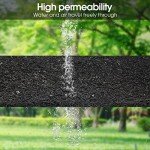 Harmiden 2-Pack Black Rubber Mulch Mat Rolls