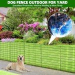10-Panel Metal Dog Fence for Garden and Yard