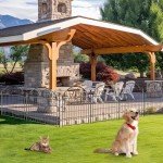 Getlay 40” Tall Garden Fence with Gate, 12 Panels