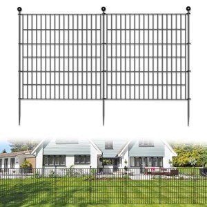 10 Panel No Dig Decorative Garden Fence