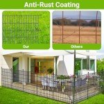 10 Panel No Dig Decorative Garden Fence