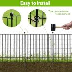 10 Panel No Dig Decorative Garden Fence