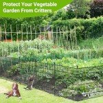 10 Panel No Dig Decorative Garden Fence