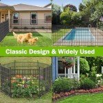 10 Panel No Dig Decorative Garden Fence