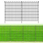 Decorative No-Dig Garden Fence - 10 Panels
