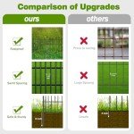 Decorative No-Dig Garden Fence - 10 Panels