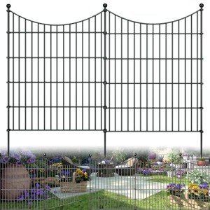 10-Panel Outdoor Dog Fence for Yard Use