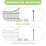 10-Panel Outdoor Dog Fence for Yard Use
