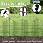 10-Panel Outdoor Dog Fence for Yard Use