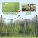 10-Panel Outdoor Dog Fence for Yard Use