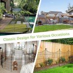 10-Panel Outdoor Dog Fence for Yard Use